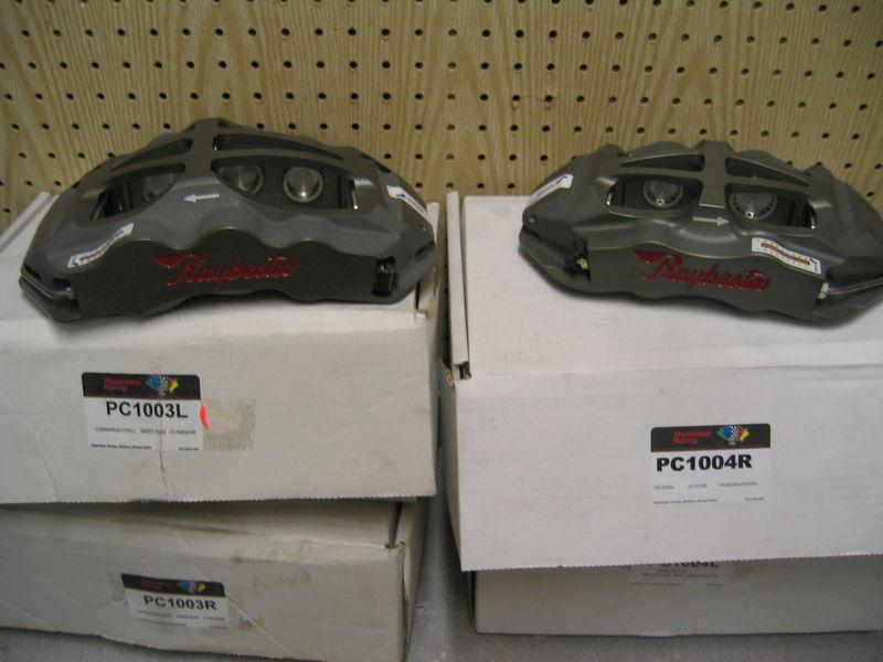 New alcon  brembo ap road course  6p front  / 4p rear race calipers & rotors