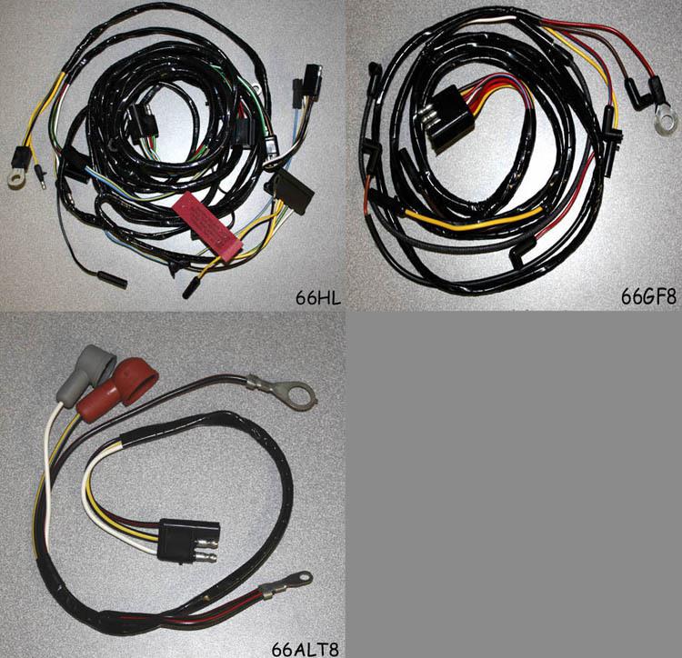 Purchase NEW 1966 Ford Mustang Under Hood Wire Wiring Kit Gauge Feed