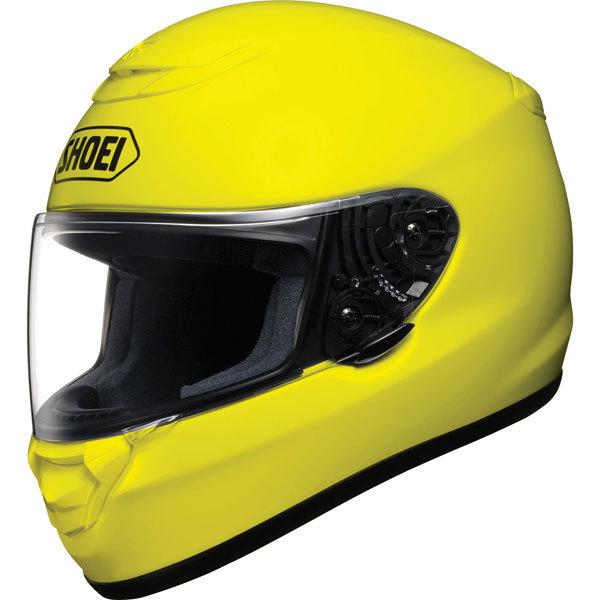 Brilliant yellow l shoei qwest full face helmet