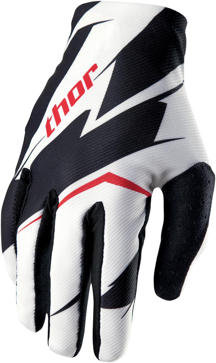 Thor void gloves white black 2013  glove mx dirtbike atv