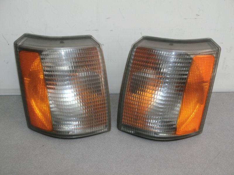 Land rover range rover p38 corner light pair new style clear (1995-2002)