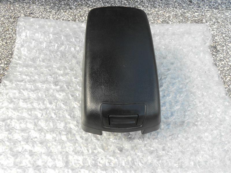 02-04 nissan altima center console lid arm rest armrest cover oem black