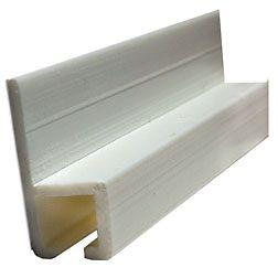 Jr products slide track 96" internal wall mount white type "c"  80351