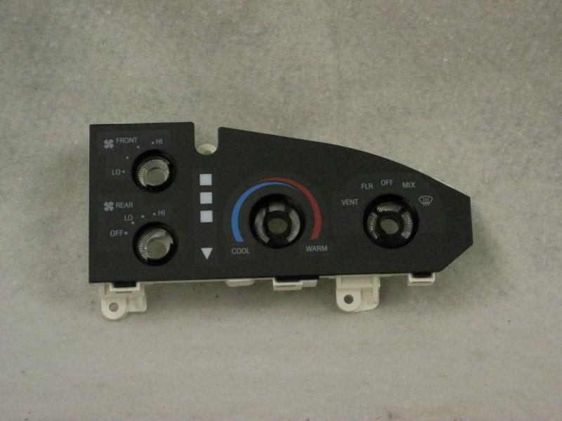 05/13 ford econiline - heater contorl assy less a/c with aux heater prep pack