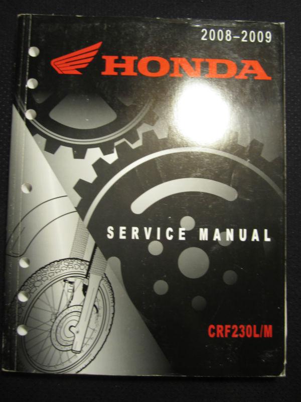 2008-2009 honda motorcycle crf230l m service repair shop manual crf 230 l bike 