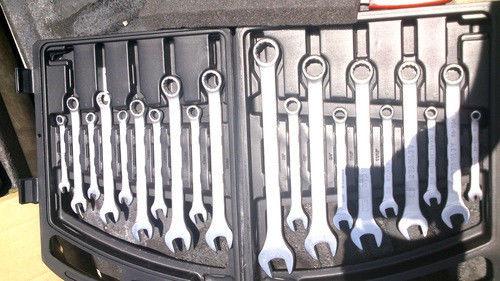 New 20 piece combination wrench set max-drive system matte finish stanley 85-783