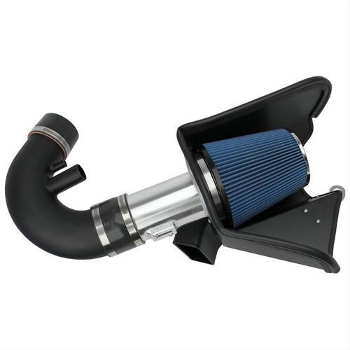 Steeda air intake cold air stainless air box black tube blue filter ford kit