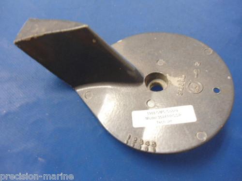 912392, trim tab, gearcase, 1988 omc cobra model 302aprgdp