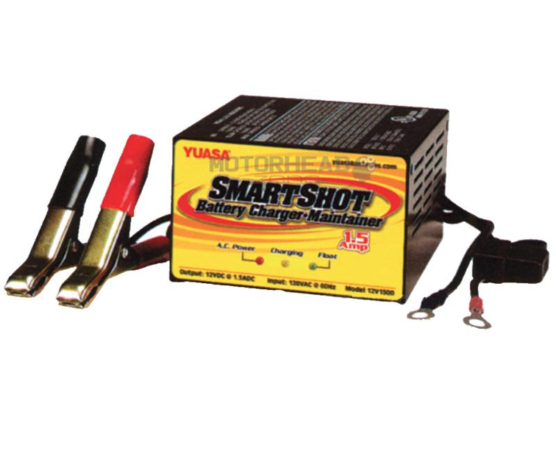 Yuasa charger/maintainer smartshot 6/12 volt 1.5 amp 5 stage charge