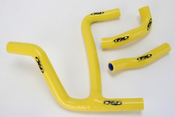 Factory effex radiator y-hoses yellow for suzuki rm-z250 10-11