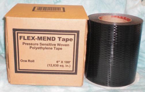 Mobile home flex mend belly bottom tape 6" x 180'-repair underbelly holes/rips