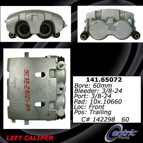 Centric 141.65072 rear brake caliper-premium semi-loaded caliper-preferred