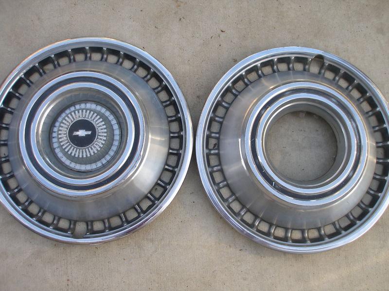 1964 64 impala hubcaps (set of 2)