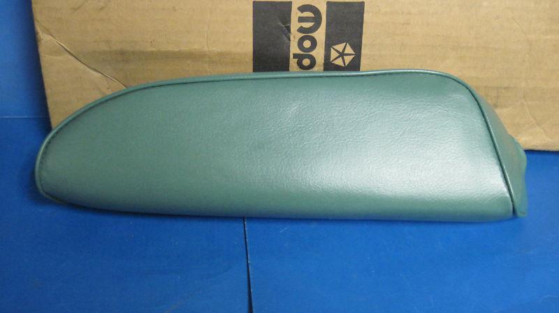 Mopar green armrest n.o.s.78-79 dodge van models.