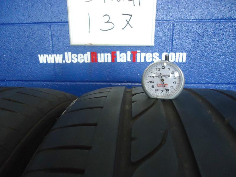 2x 315/35r20 used bridgestone duler h/p runflat tires 60% sku 137, 139