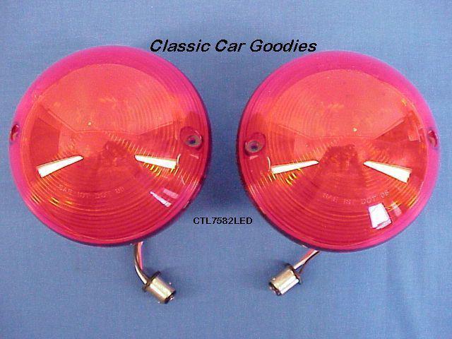 1975-1978 corvette bubble led tail lights (2) 1976 1977