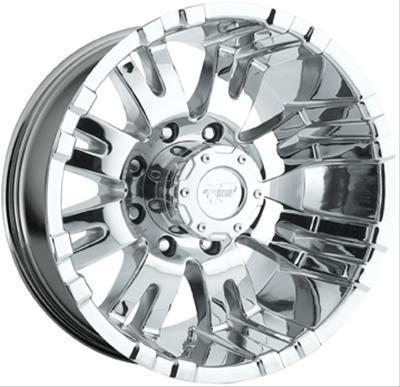Pro comp xtreme alloys series 6001 hd chrome wheel 17"x9" 8x170mm bc