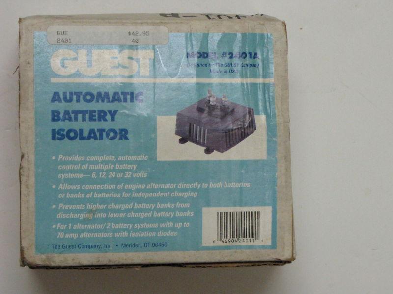 Guest model 2401a automatic battery isolator new old stock