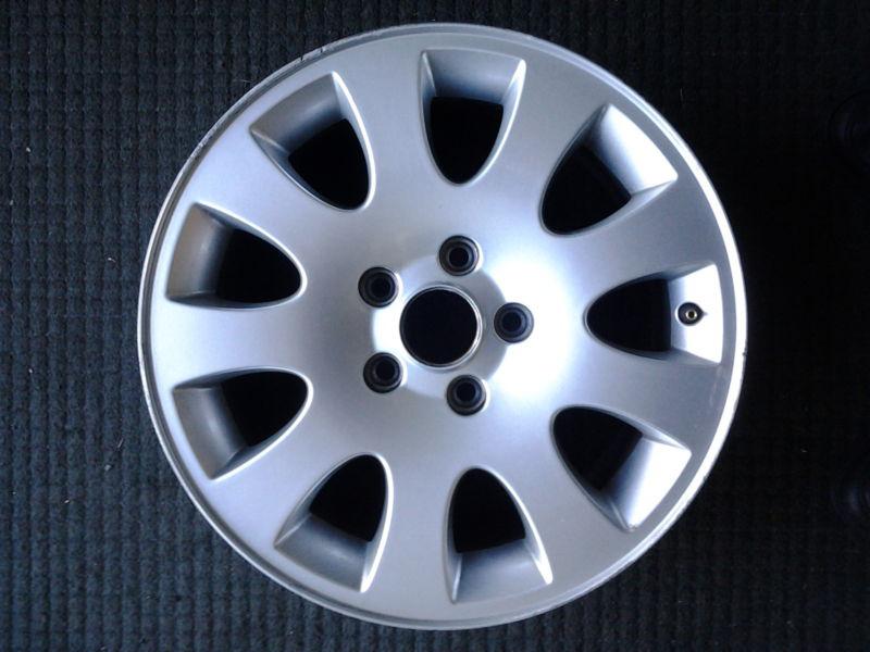 98-04 audi a6 16" 9-spoke alloy wheel rim oem 