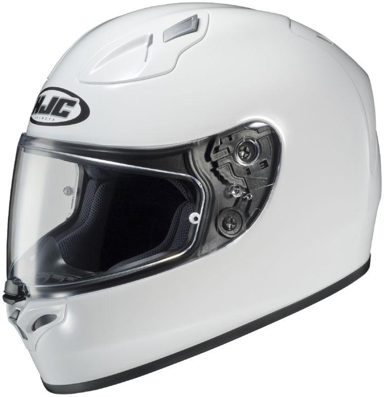 Hjc fg-17 white medium m md med motorcycle helmet