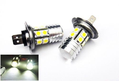 H7 cree high power led projector bulb driving fog light drl lamp 12 smd white 7w