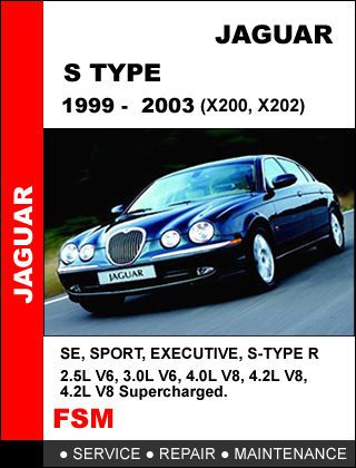 Jaguar S Type X200 Workshop Service /& Repair Manual 1999-2003 on CD