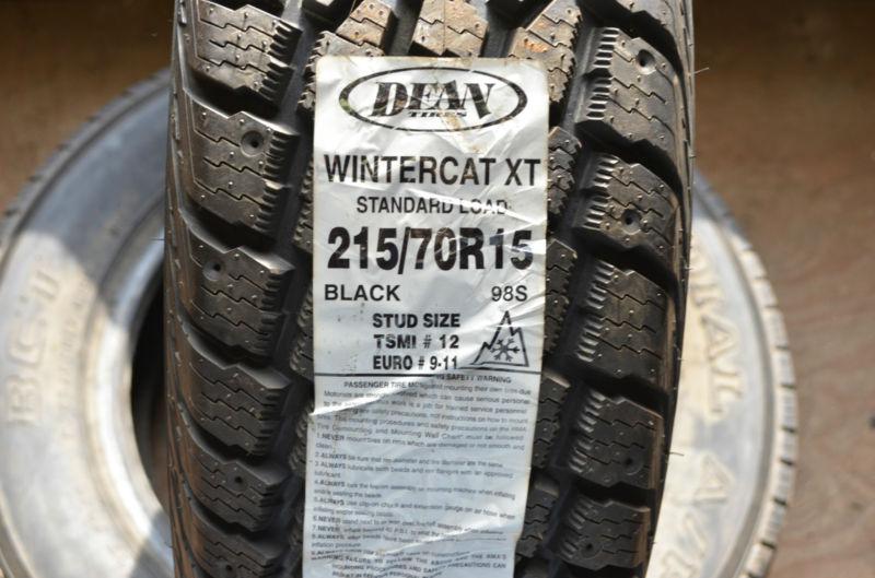 1 new 215 70 15 dean wintercat xt blem tire