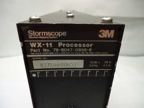 3m stormscope 78--8047-0958-8 wx-11 processor   - used avionics