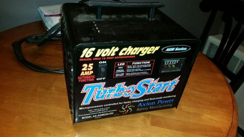 Turbo start 16v 25 amp battery charger/maintainer