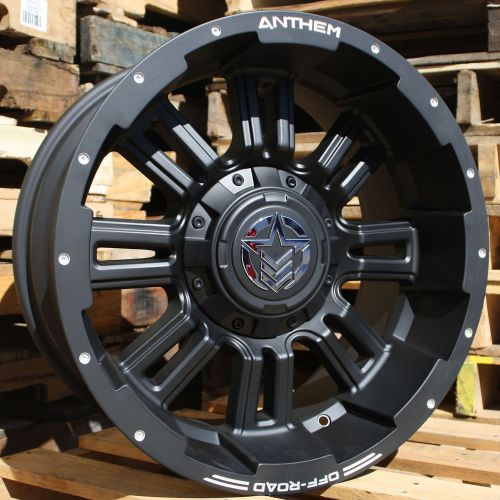 20x10 matte black enforcer 8x6.5 -24 wheels trail blade mt tires