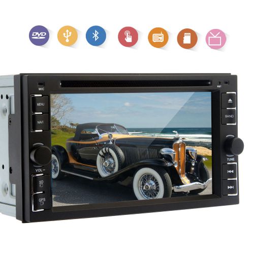 6.2&#034; dvd player indash car sthereo fm/am radio touch screen double din universal