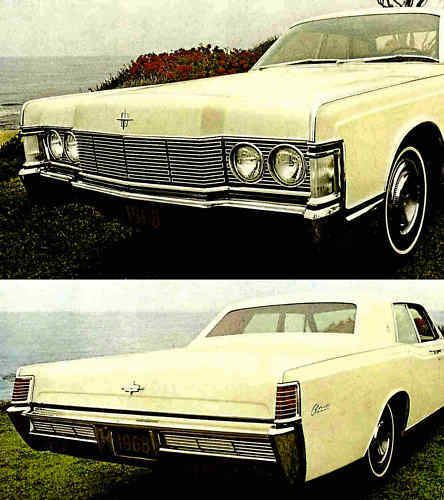 Buy 1968 LINCOLN CONTINENTAL DELUXE BROCHURE -LINCOLN CONTINENTAL 2D