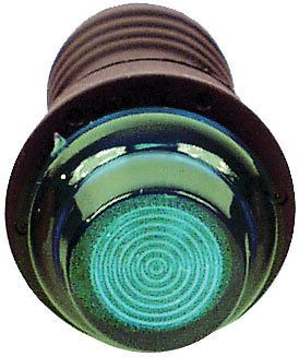Longacre green 3/4 in diameter 12v warning light p/n 41804