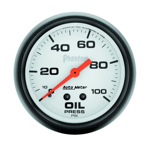 Auto meter 5821 phantom; mechanical oil pressure gauge