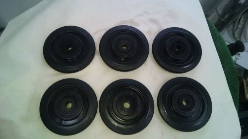 Snowmobile ppd idler wheel 5.350&#034;od x .625&#034; id plastic inserts 6205-2rs bearing