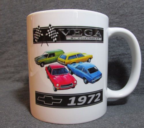 1972 chevrolet vega line coffee cup, mug - new - classic 70&#039;s - sharp