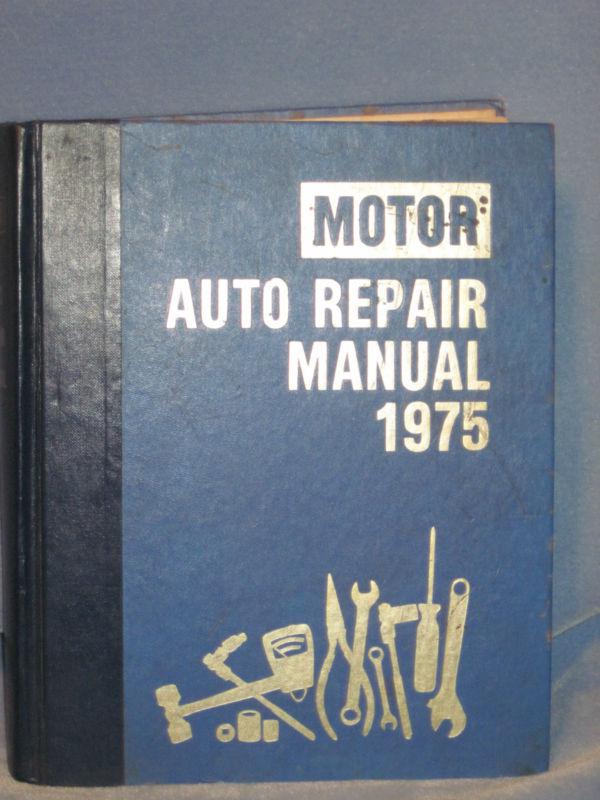 1975  used motor auto repair manual 41st edition
