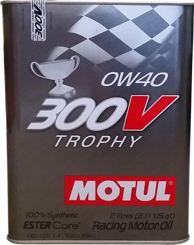 Motul 300v trophy 0w40 10x2l 2l (2.1qt)