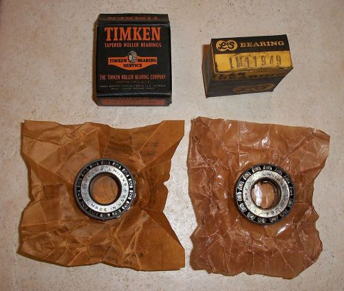 1964 1/2-1969 ford mustang v8 front outer wheel bearing cones fomoco b5a-1216-a