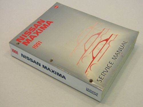 1991 nissan maxima all models  oem service repair shop manual book