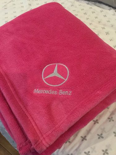 Mercedes benz pink blanket