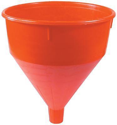 Allstar funnel plastic red 8.25" dia 10.50" length 6 qt brass screen filter ea