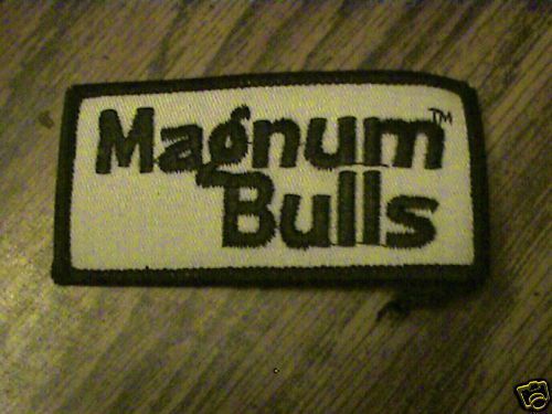 Magnum bulls,farming.vtg.rare patch collect