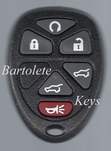 6 buttons remote shell for 2007 2008 gmc acadia