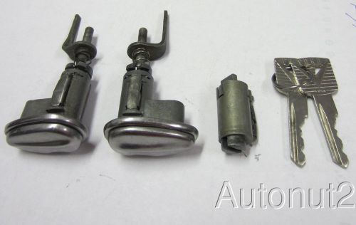 Ford and mercury lock set ignition and 2 door locks 1952 1953 1954