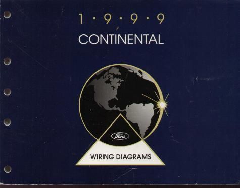 1999 lincoln continental factory wiring diagram manual