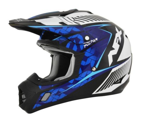 Afx fx-17 factor complex mx helmet blue/black