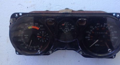 1979 trans am gauge cluster &amp; rings unknown working condition