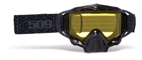 509 sinister x5 goggles -black - snowmobile - ski - yellow lens - new
