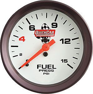 Quickcar racing 611-7000 extreme fuel pressure gauge0-15 psi